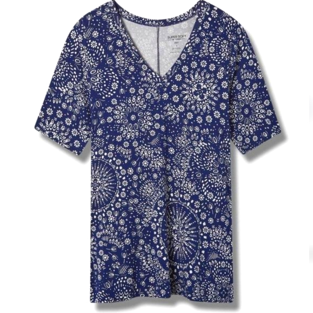 Torrid 4 Mandala Tunic 26 Super Soft NWT